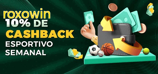 10% de bônus de cashback na roxowin